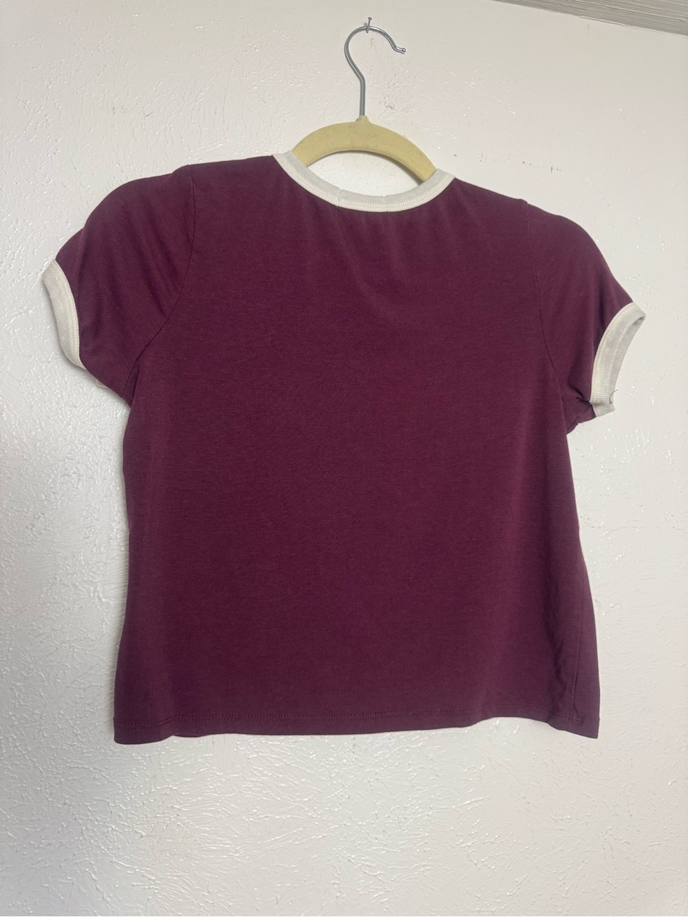 Full Tilt Ringer Cropped T-shirt - Picture 3 of 4